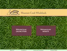 Tablet Screenshot of mountaincreekwholefoods.com.au
